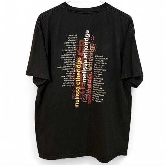 Vintage Melissa Etheridge 1995 Tour Tee Size XL. Great Condition. - Picture 2 of 5